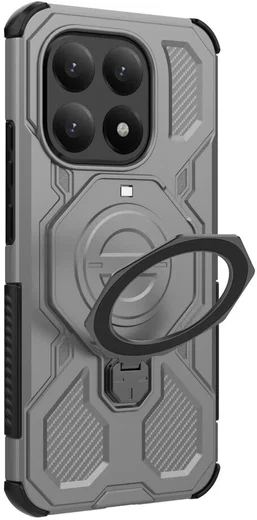 Xiaomi 15T Hoesje MagSafe 360° Standaard Grijs afbeelding 5