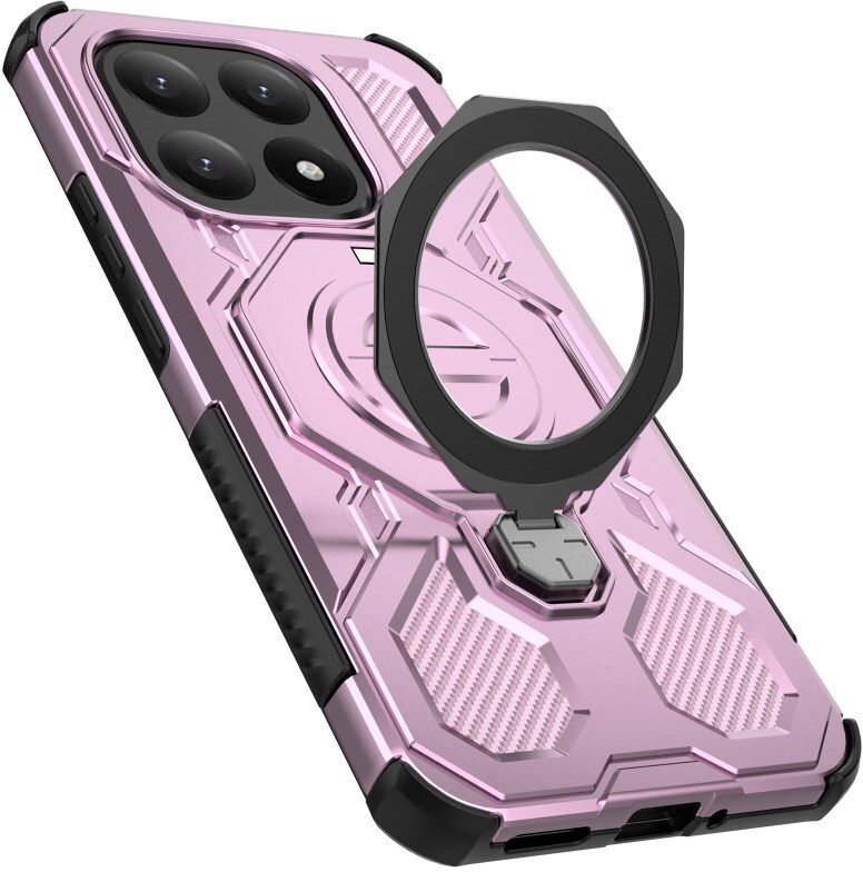 Xiaomi 15T Hoesje MagSafe 360° Standaard Roze afbeelding 9