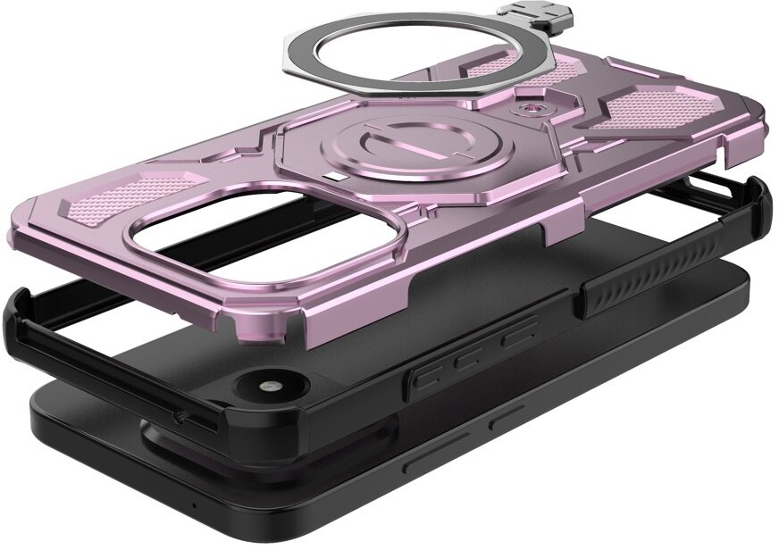 Xiaomi 15T Hoesje MagSafe 360° Standaard Roze afbeelding 5