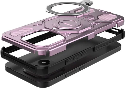 Xiaomi 15T Hoesje MagSafe 360° Standaard Roze afbeelding 5