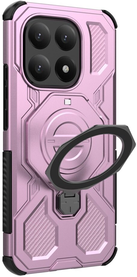 Xiaomi 15T Hoesje MagSafe 360° Standaard Roze afbeelding 4