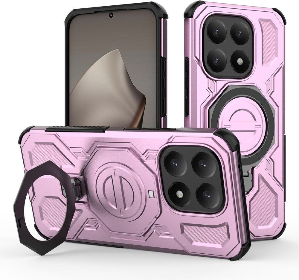 Xiaomi 15T Hoesje MagSafe 360° Standaard Roze afbeelding 1