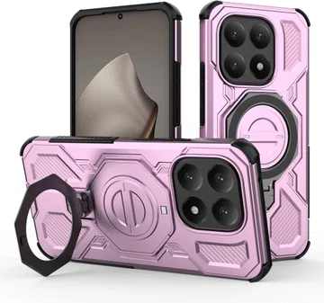 Xiaomi 15T Hoesje MagSafe 360° Standaard Roze