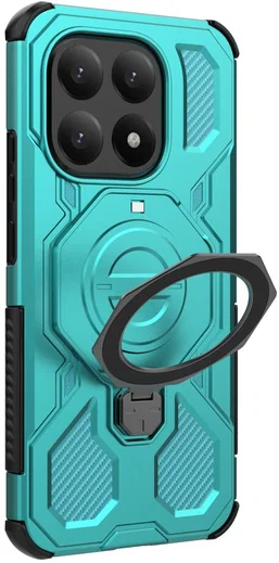 Xiaomi 15T Hoesje MagSafe 360° Standaard Licht Blauw afbeelding 4