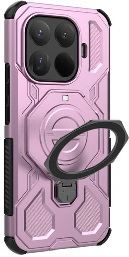 Xiaomi 15T Pro Hoesje MagSafe 360° Standaard Roze afbeelding 4