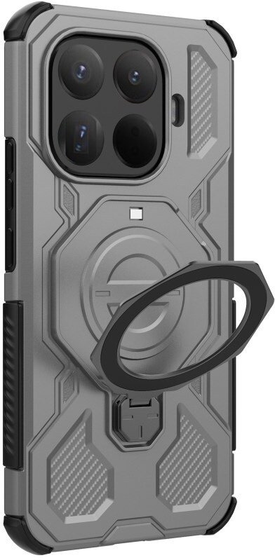Xiaomi 15T Pro Hoesje MagSafe 360° Standaard Grijs afbeelding 5