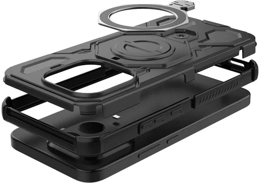 Xiaomi 15T Pro Hoesje MagSafe 360° Standaard Zwart afbeelding 5