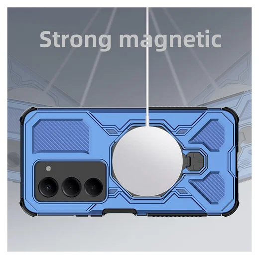 Xiaomi Redmi 15 4G Hoesje MagSafe 360° Standaard Zwart afbeelding 8