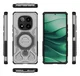Xiaomi Redmi Note 14 Pro 5G Hoesje MagSafe 360° Standaard Grijs afbeelding 9