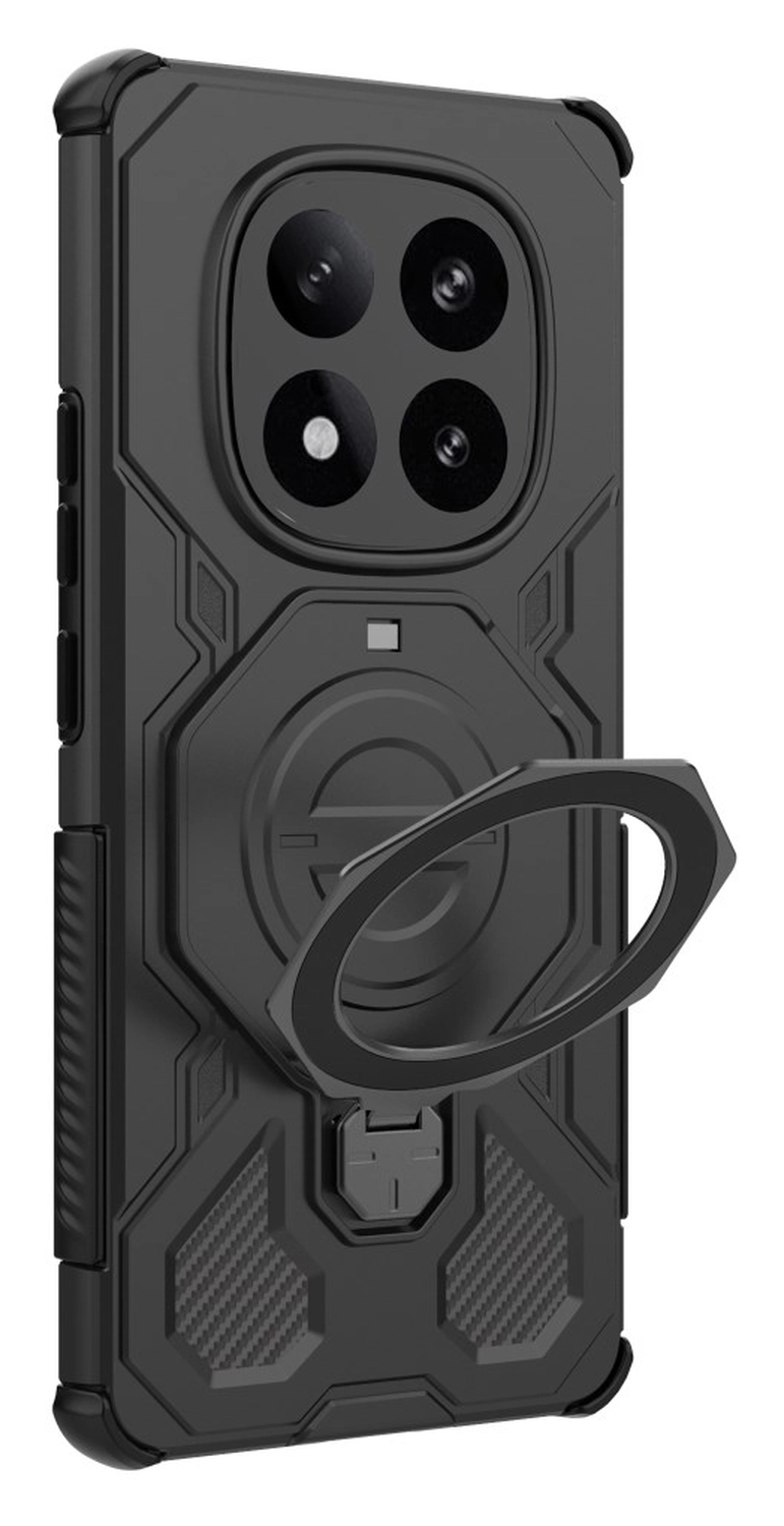Xiaomi Redmi Note 14 Pro Plus Hoesje MagSafe 360° Standaard Zwart afbeelding 7