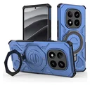 Xiaomi Redmi Note 14 Pro Plus Hoesje MagSafe 360° Standaard Blauw