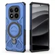 Xiaomi Redmi Note 14 Pro Plus Hoesje MagSafe 360° Standaard Blauw afbeelding 5