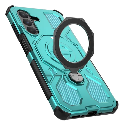 Samsung Galaxy A26 Hoesje MagSafe 360° Standaard Lichtblauw afbeelding 5