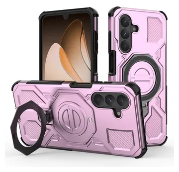 Samsung Galaxy A26 Hoesje MagSafe 360° Standaard Roze