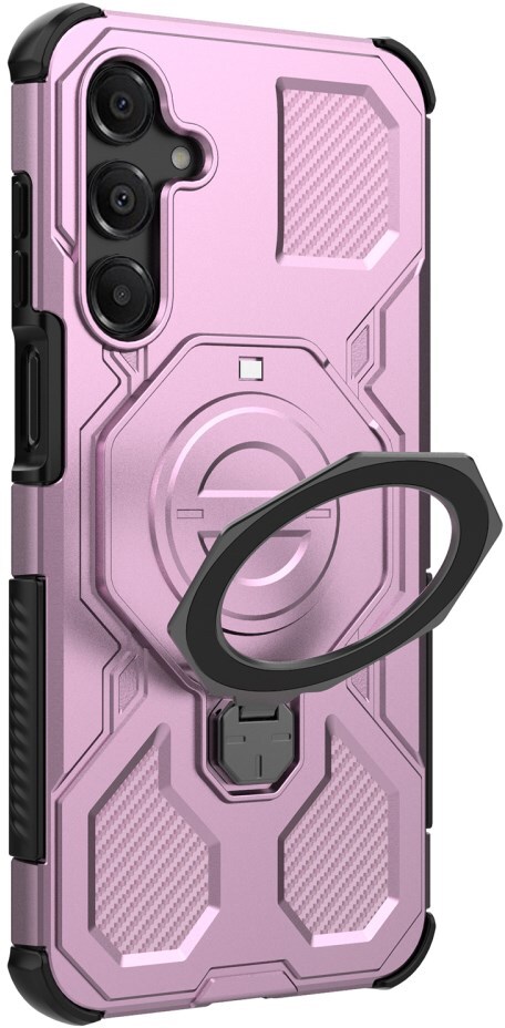 Samsung Galaxy A16 Hoesje MagSafe 360° Standaard Roze afbeelding 7