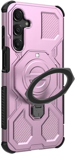 Samsung Galaxy A16 Hoesje MagSafe 360° Standaard Roze afbeelding 7