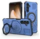 Samsung Galaxy A16 Hoesje MagSafe 360° Standaard Blauw