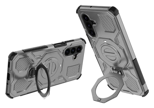 Samsung Galaxy A17 Hoesje MagSafe 360° Standaard Lichtblauw afbeelding 2