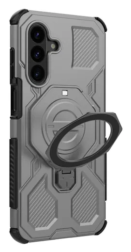 Samsung Galaxy A17 Hoesje MagSafe 360° Standaard Lichtblauw afbeelding 7