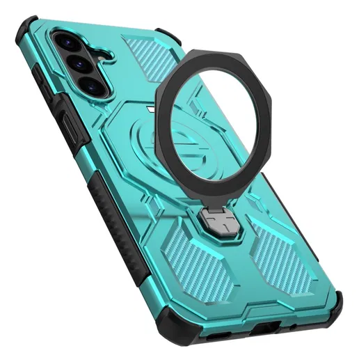 Samsung Galaxy A17 Hoesje MagSafe 360° Standaard Grijs afbeelding 5