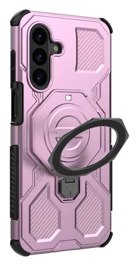 Samsung Galaxy A17 Hoesje MagSafe 360° Standaard Roze afbeelding 7