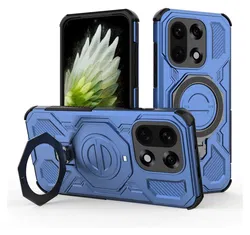 OnePlus 15 Hoesje MagSafe 360° Standaard Blauw afbeelding