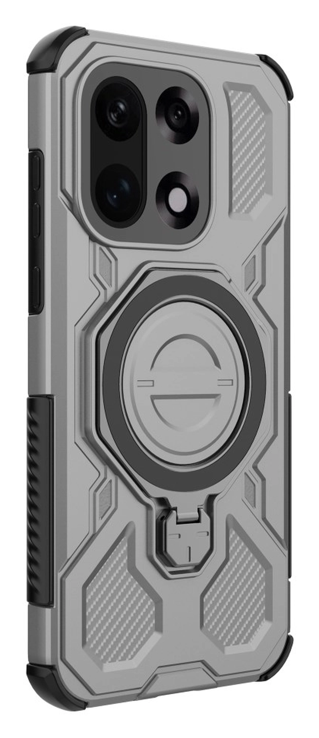 OnePlus 15 Hoesje MagSafe 360° Standaard Grijs afbeelding 4