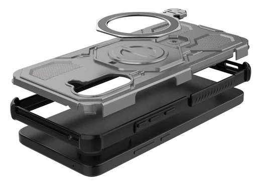 OnePlus Nord CE 5 Hoesje MagSafe 360° Standaard Grijs afbeelding 4