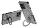 Motorola Edge 60 Pro Hoesje MagSafe 360° Standaard Grijs afbeelding 4