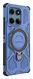 Motorola Edge 60 Fusion Hoesje MagSafe 360° Standaard Blauw afbeelding 7
