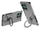 Motorola Edge 60 Fusion Hoesje MagSafe 360° Standaard Grijs afbeelding 2