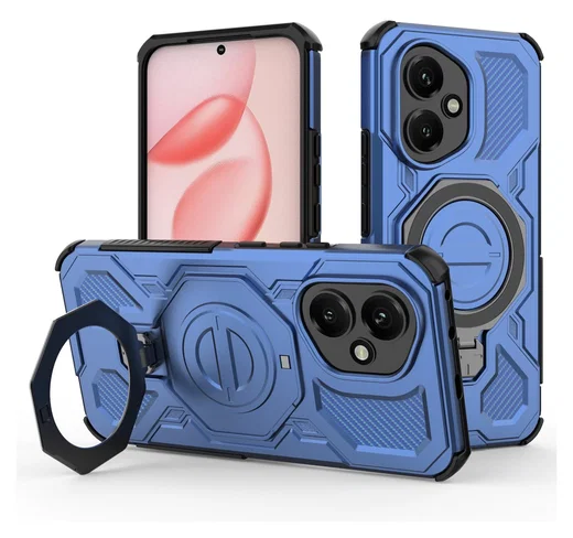 Honor 400 Hoesje MagSafe 360° Standaard Blauw afbeelding 1