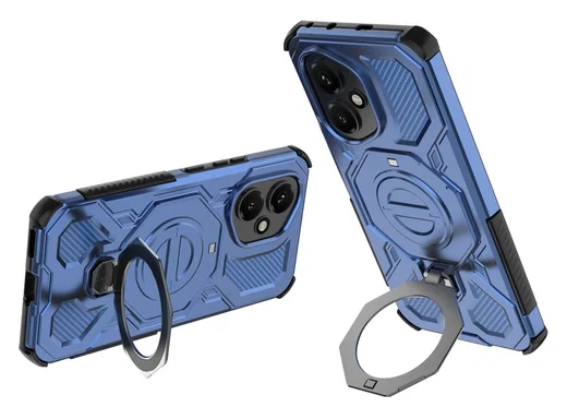 Honor 400 Hoesje MagSafe 360° Standaard Blauw afbeelding 2