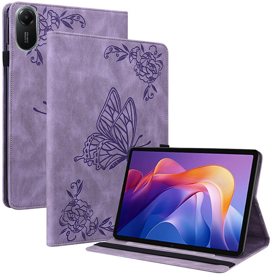 Xiaomi Redmi Pad 2 Hoes Tri-Fold Book Case met Standaard Paars afbeelding 1