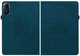 Xiaomi Redmi Pad 2 Hoes Tri-Fold Book Case met Standaard Vlinder Print Blauw afbeelding 6