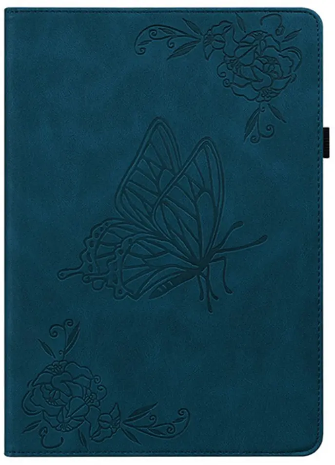 Xiaomi Redmi Pad 2 Hoes Tri-Fold Book Case met Standaard Vlinder Print Blauw afbeelding 5