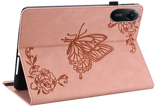 Xiaomi Redmi Pad 2 Hoes Tri-Fold Book Case met Standaard Roze afbeelding 4