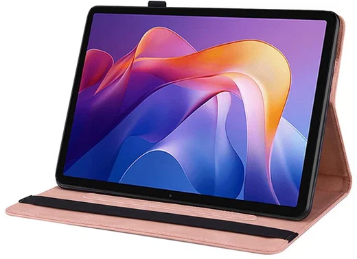 Xiaomi Redmi Pad 2 Hoes Tri-Fold Book Case met Standaard Roze afbeelding 2
