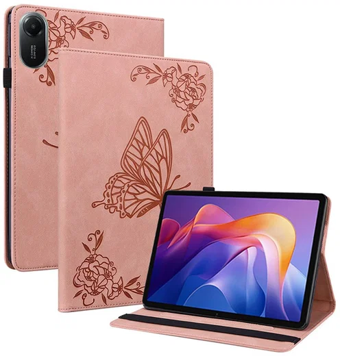 Xiaomi Redmi Pad 2 Hoes Tri-Fold Book Case met Standaard Roze afbeelding 1