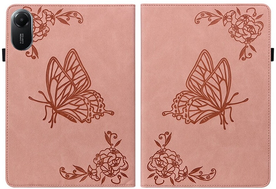 Xiaomi Redmi Pad 2 Hoes Tri-Fold Book Case met Standaard Roze afbeelding 7