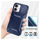 Apple iPhone 16 Hoesje Camera Slider Back Cover Schokbestendig Blauw afbeelding 6