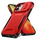 Apple iPhone 16 Hoesje Camera Slider Back Cover Schokbestendig Rood afbeelding 2