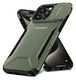 Apple iPhone 15 Pro Hoesje Camera Slider Back Cover Schokbestendig Groen afbeelding 2