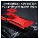 Apple iPhone 15 Pro Max Hoesje Camera Slider Back Cover Schokbestendig Rood afbeelding 10