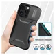 iPhone 14 Pro Max Hoesje Camera Slider Back Cover Schokbestendig Zwart afbeelding 10