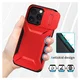 iPhone 14 Pro Max Hoesje Camera Slider Back Cover Schokbestendig Rood afbeelding 10