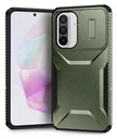 Samsung Galaxy A56/A37/A36 Hoesje Camera Slider Back Cover Schokbestendig Groen