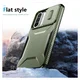 Samsung Galaxy A56/A37/A36 Hoesje Camera Slider Back Cover Schokbestendig Groen afbeelding 5