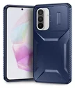 Samsung Galaxy A56/A37/A36 Hoesje Camera Slider Back Cover Schokbestendig Blauw