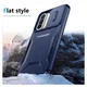 Samsung Galaxy A56/A37/A36 Hoesje Camera Slider Back Cover Schokbestendig Blauw afbeelding 3